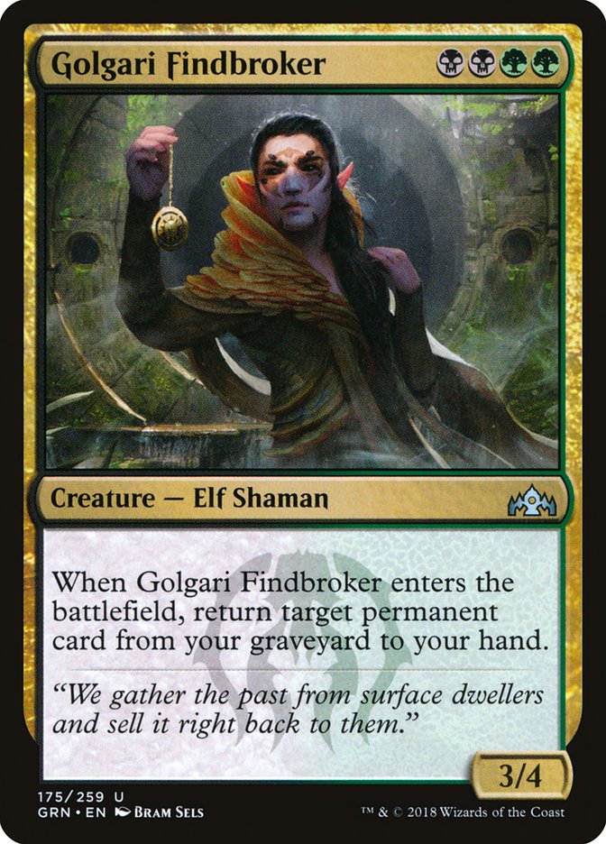 Golgari Findbroker [Guilds of Ravnica] | The Gaming-Verse