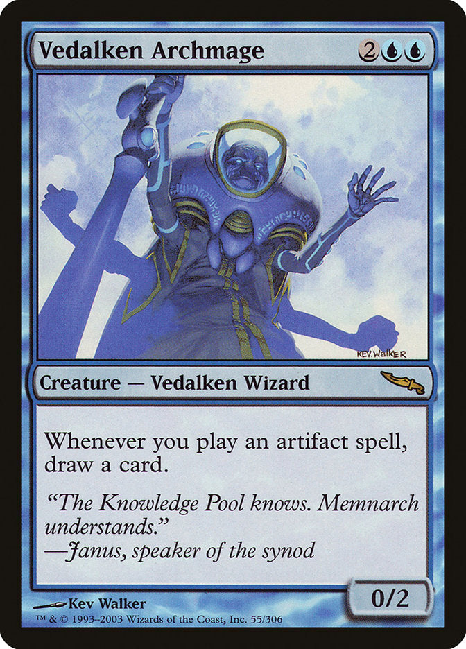 Vedalken Archmage [Mirrodin] | The Gaming-Verse