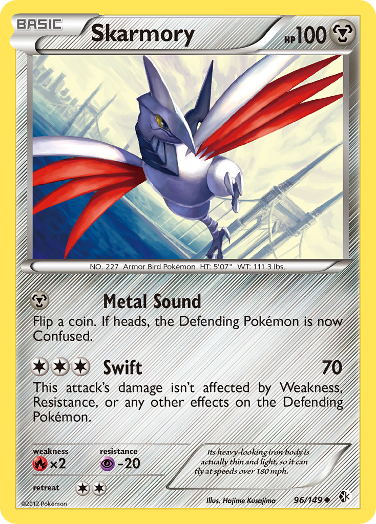 Skarmory (96/149) [Black & White: Boundaries Crossed] | The Gaming-Verse