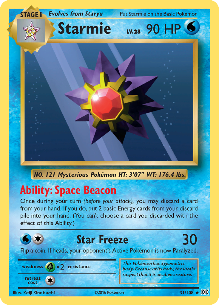 Starmie (31/108) [XY: Evolutions] | The Gaming-Verse