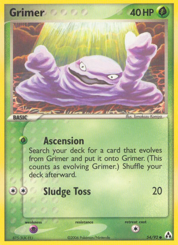 Grimer (54/92) [EX: Legend Maker] | The Gaming-Verse