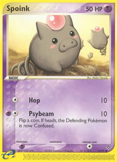 Spoink (74/97) [EX: Dragon] | The Gaming-Verse