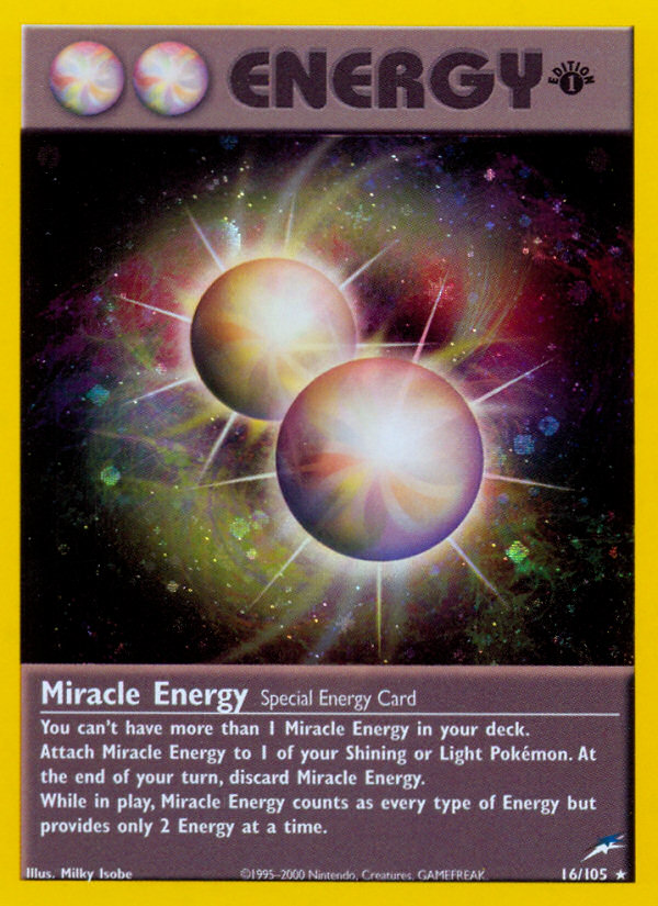 Miracle Energy (16/105) [Neo Destiny 1st Edition] | The Gaming-Verse