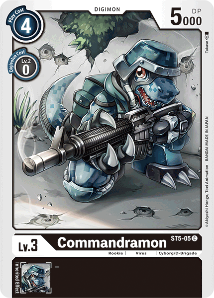 Commandramon [ST5-05] [Starter Deck: Machine Black] | The Gaming-Verse