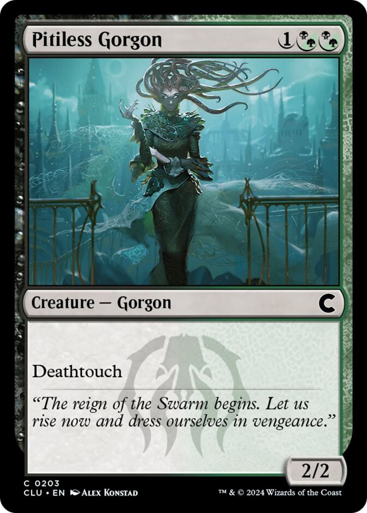 Pitiless Gorgon [Ravnica: Clue Edition] | The Gaming-Verse