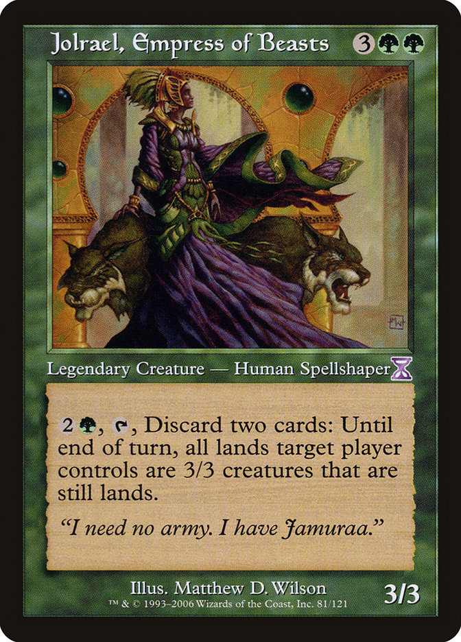 Jolrael, Empress of Beasts [Time Spiral Timeshifted] | The Gaming-Verse