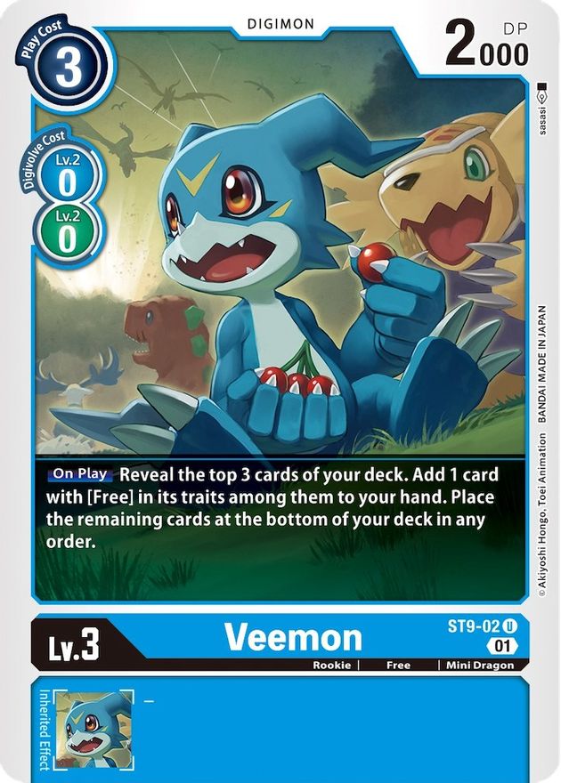 Veemon [ST9-02] [Starter Deck: Ultimate Ancient Dragon] | The Gaming-Verse