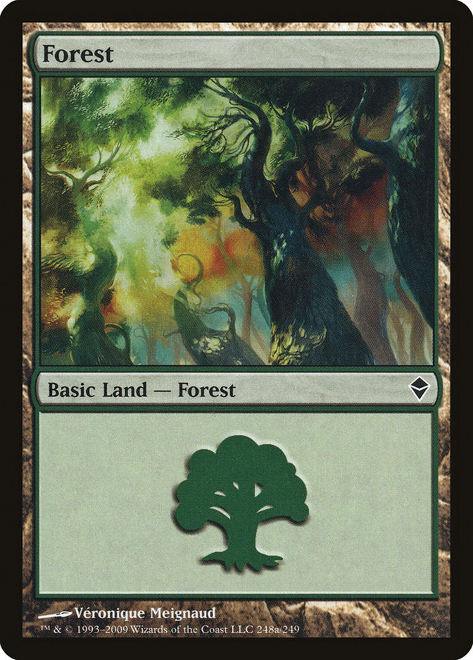 Forest (#248a) [Zendikar] | The Gaming-Verse