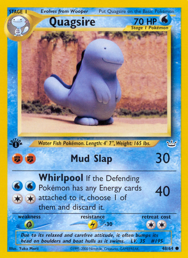 Quagsire (48/64) [Neo Revelation 1st Edition] | The Gaming-Verse