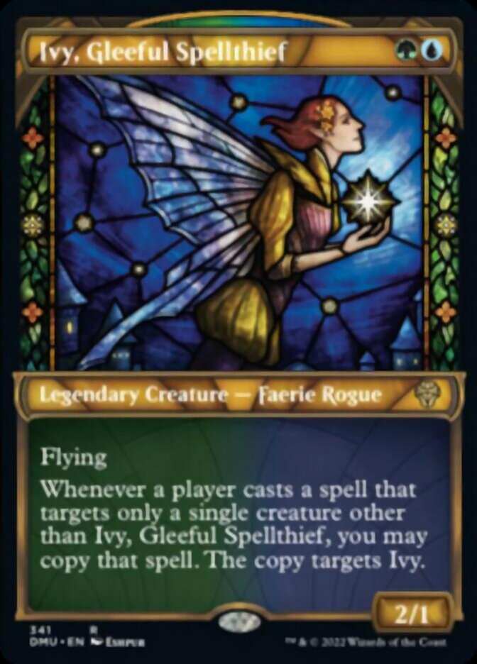 Ivy, Gleeful Spellthief (Showcase Textured) [Dominaria United] | The Gaming-Verse