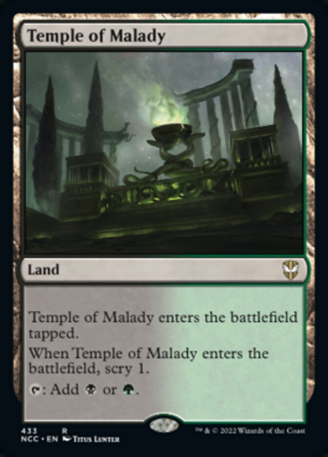 Temple of Malady [Streets of New Capenna Commander] | The Gaming-Verse