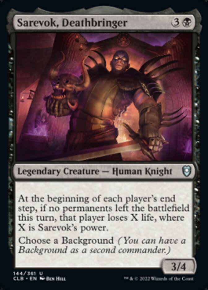 Sarevok, Deathbringer [Commander Legends: Battle for Baldur's Gate] | The Gaming-Verse