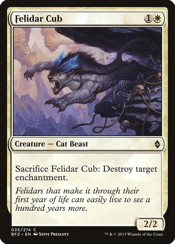 Felidar Cub [Battle for Zendikar] | The Gaming-Verse