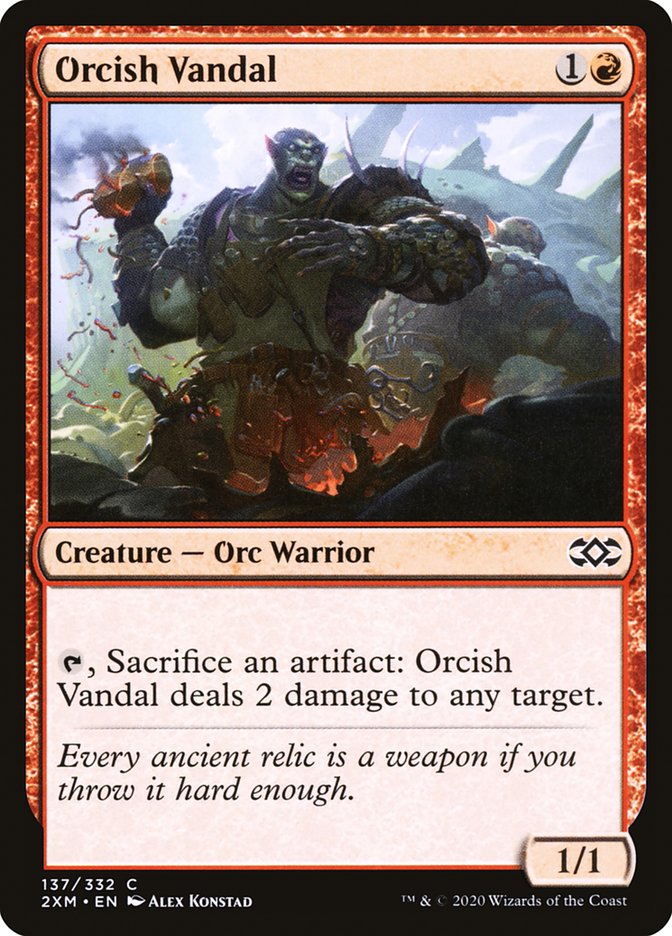 Orcish Vandal [Double Masters] | The Gaming-Verse