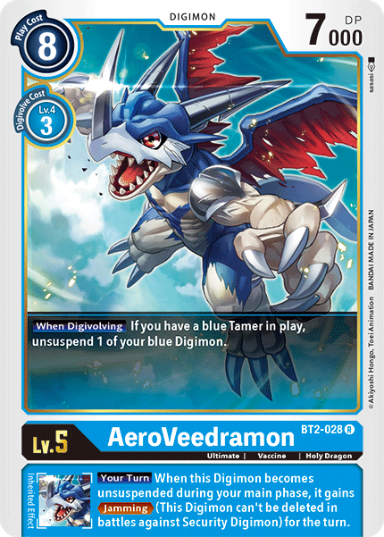 AeroVeedramon [BT2-028] [Release Special Booster Ver.1.5] | The Gaming-Verse