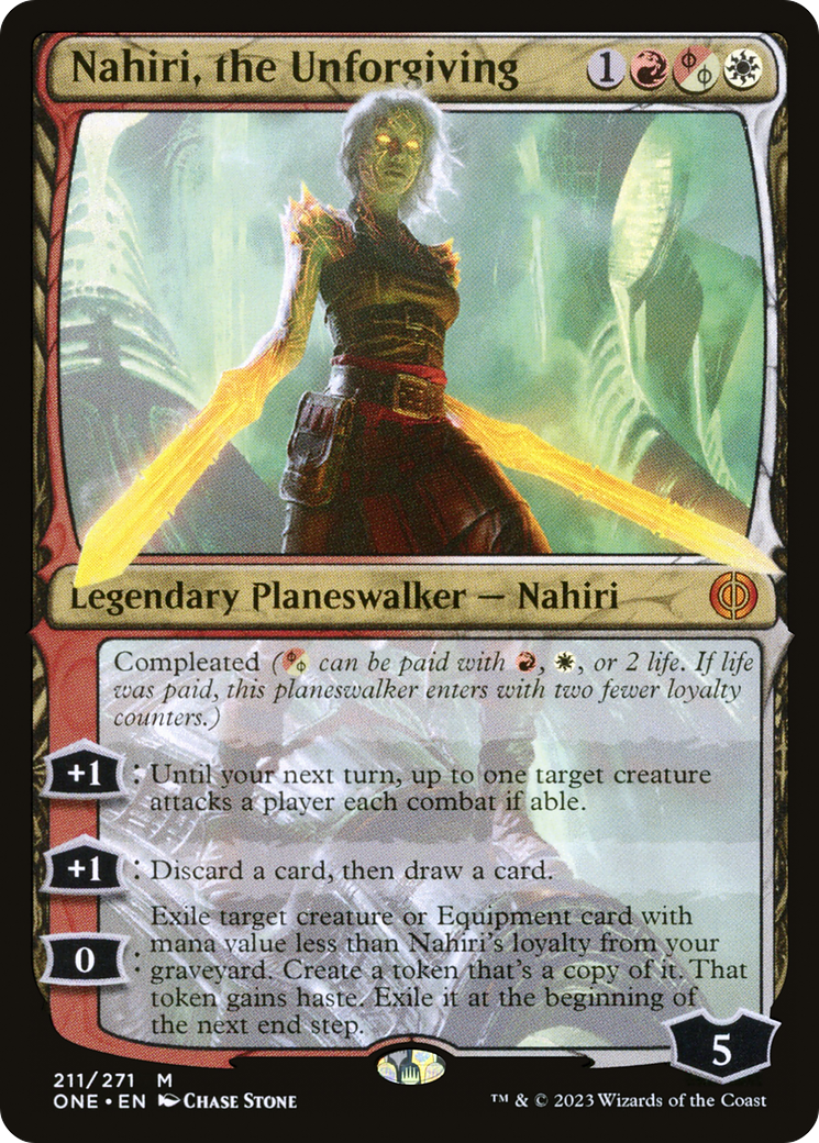 Nahiri, the Unforgiving [Phyrexia: All Will Be One] | The Gaming-Verse