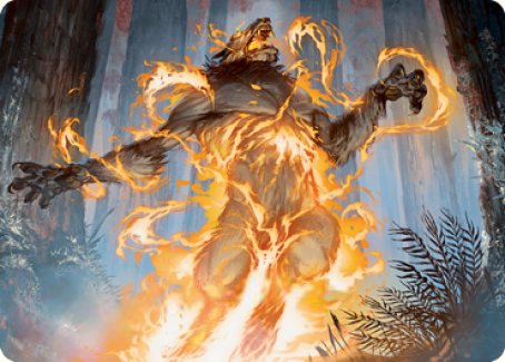 Burn the Accursed Art Card [Innistrad: Midnight Hunt Art Series] | The Gaming-Verse