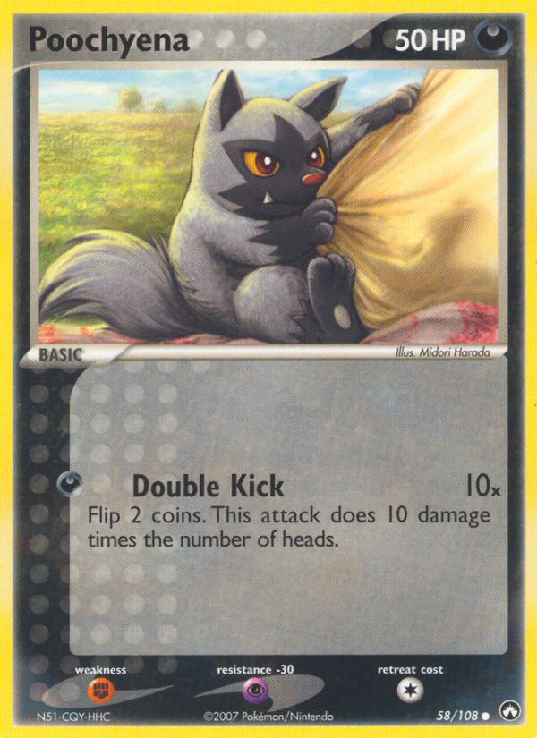 Poochyena (58/108) [EX: Power Keepers] | The Gaming-Verse