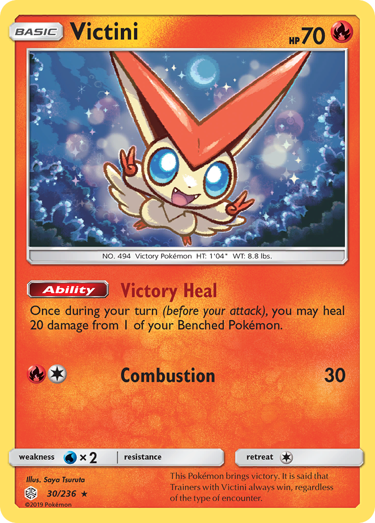 Victini (30/236) [Sun & Moon: Cosmic Eclipse] | The Gaming-Verse