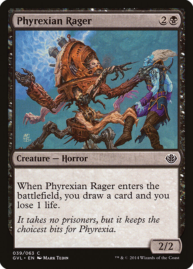 Phyrexian Rager (Garruk vs. Liliana) [Duel Decks Anthology] | The Gaming-Verse