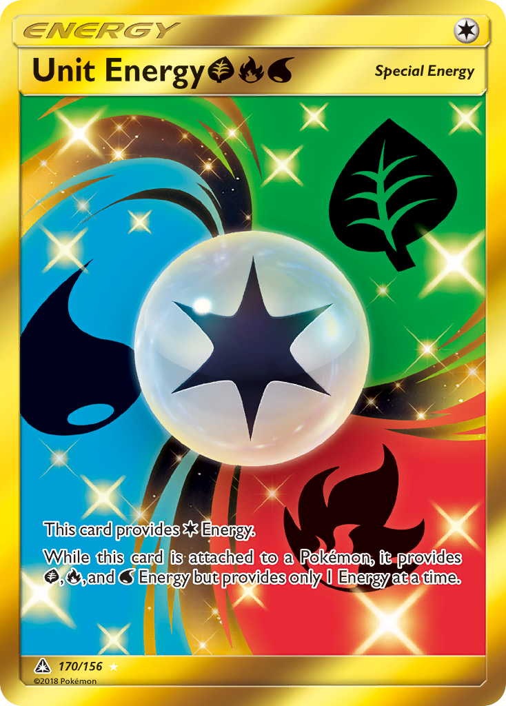 Unit Energy (170/156) (Grass, Fire, Water) [Sun & Moon: Ultra Prism] | The Gaming-Verse