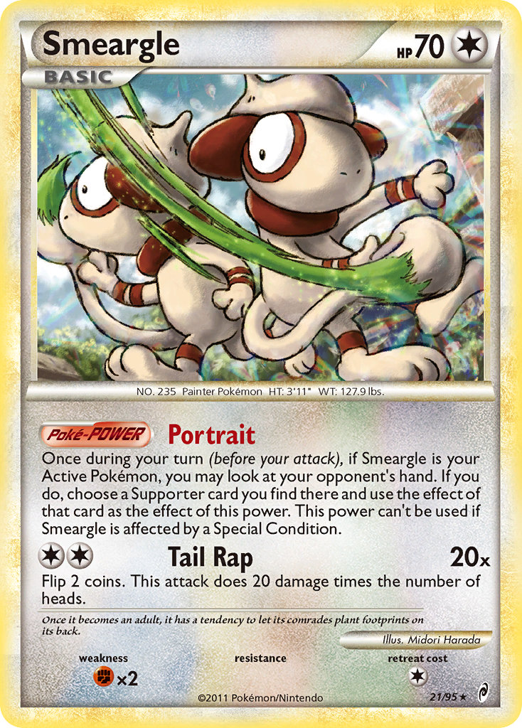 Smeargle (21/95) [HeartGold & SoulSilver: Call of Legends] | The Gaming-Verse