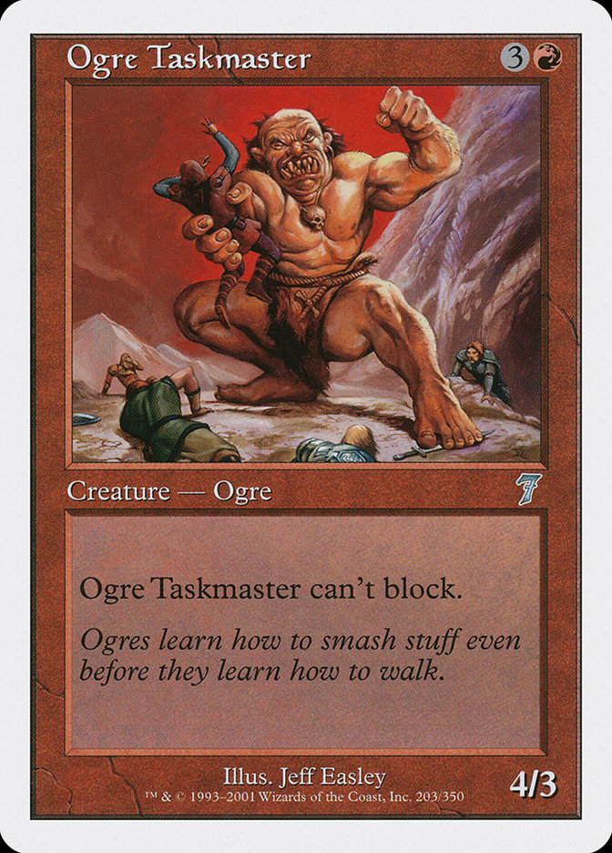 Ogre Taskmaster [Seventh Edition] | The Gaming-Verse