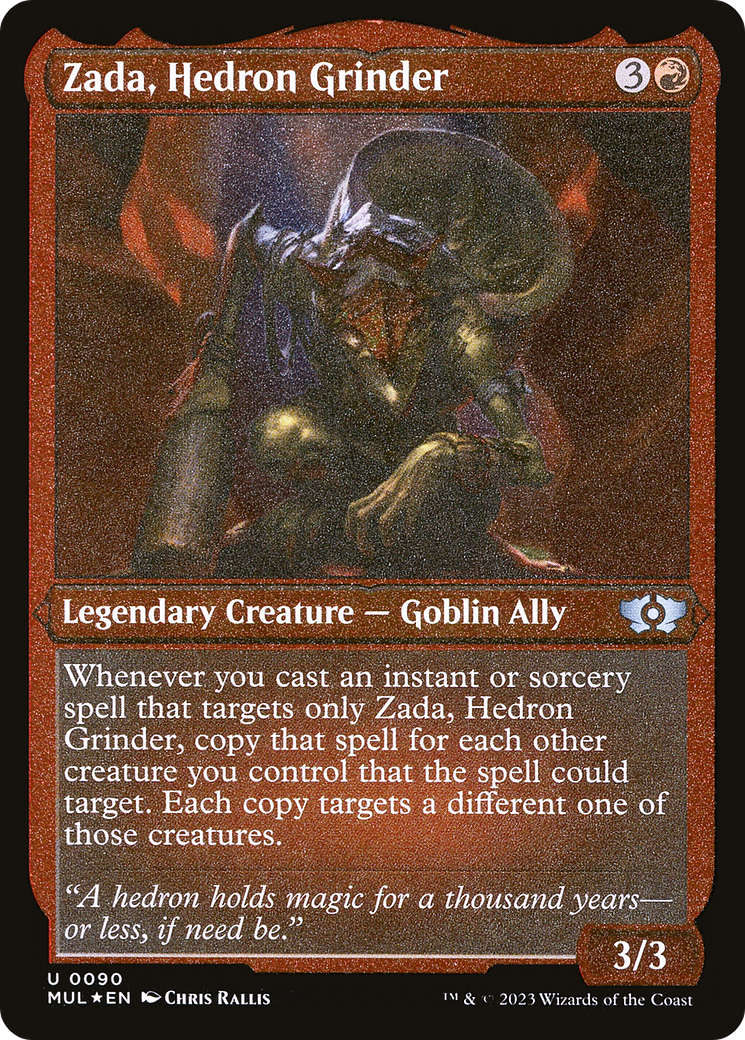 Zada, Hedron Grinder (Foil Etched) [Multiverse Legends] | The Gaming-Verse