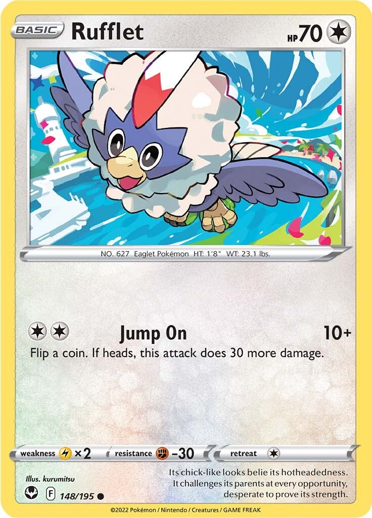 Rufflet (148/195) [Sword & Shield: Silver Tempest] | The Gaming-Verse