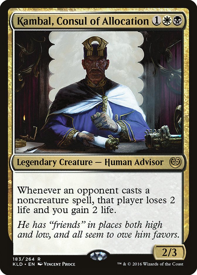 Kambal, Consul of Allocation [Kaladesh] | The Gaming-Verse