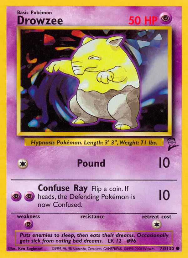 Drowzee (73/130) [Base Set 2] | The Gaming-Verse