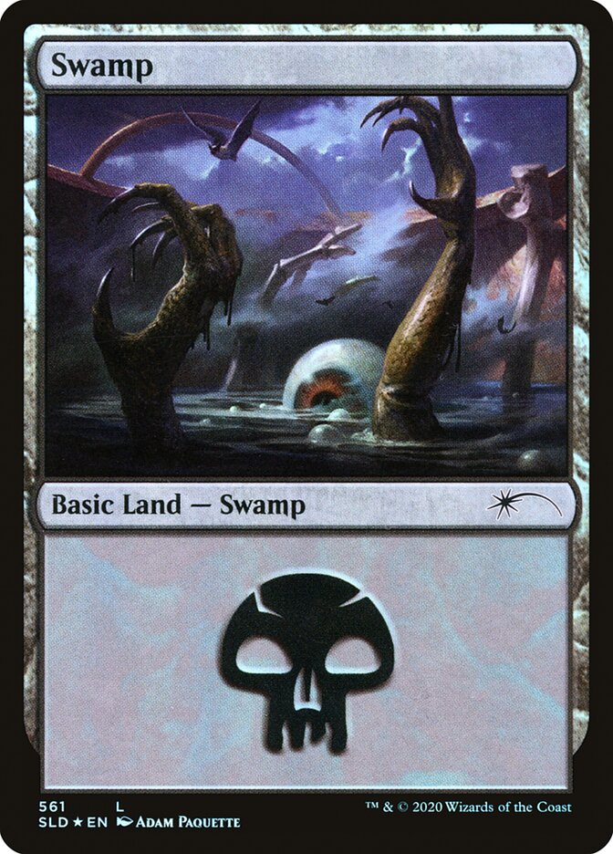 Swamp (Witchcraft) (561) [Secret Lair Drop Promos] | The Gaming-Verse