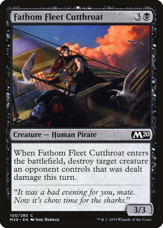 Fathom Fleet Cutthroat [Core Set 2020] | The Gaming-Verse