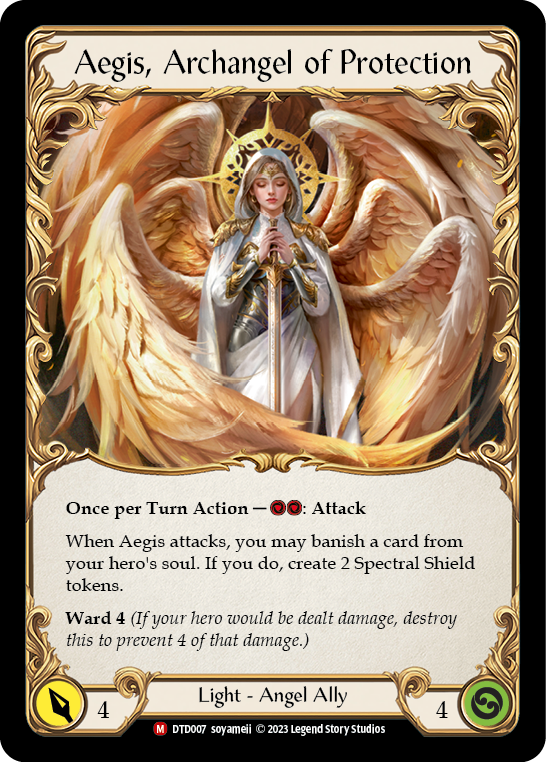 Figment of Protection // Aegis, Archangel of Protection [DTD007] (Dusk Till Dawn) | The Gaming-Verse