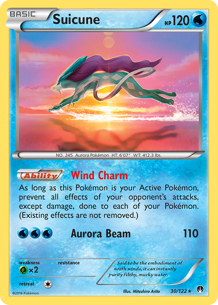 Suicune (30/122) [XY: BREAKpoint] | The Gaming-Verse