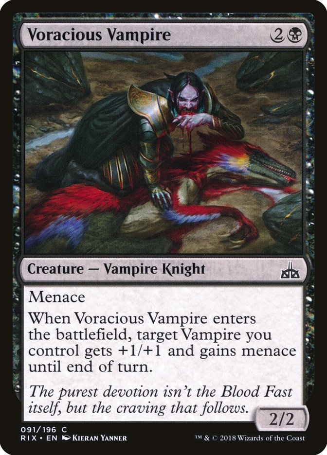 Voracious Vampire [Rivals of Ixalan] | The Gaming-Verse