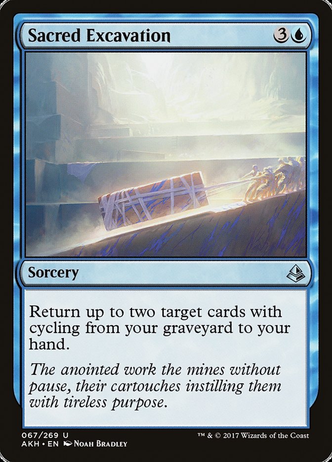 Sacred Excavation [Amonkhet] | The Gaming-Verse