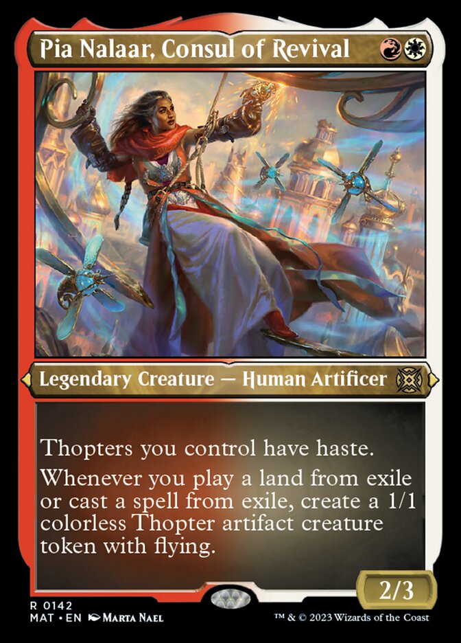 Pia Nalaar, Consul of Revival (Foil Etched) [March of the Machine: The Aftermath] | The Gaming-Verse