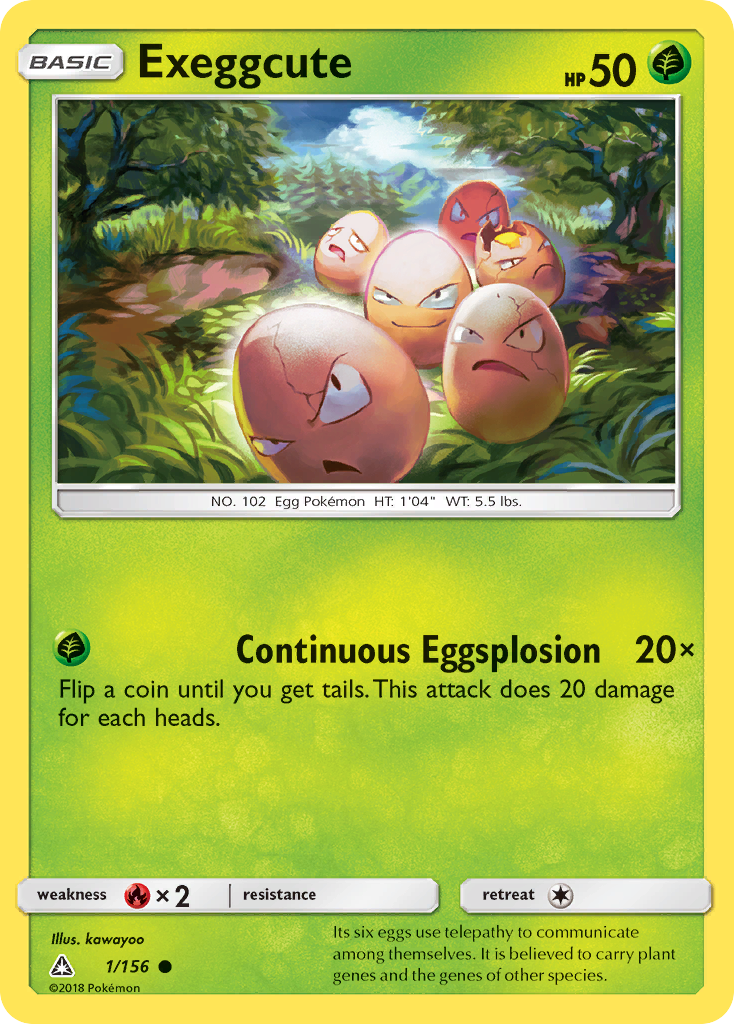 Exeggcute (1/156) [Sun & Moon: Ultra Prism] | The Gaming-Verse