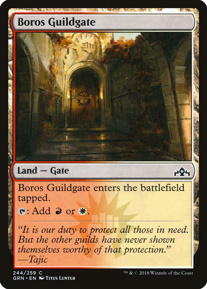 Boros Guildgate (244/259) [Guilds of Ravnica] | The Gaming-Verse