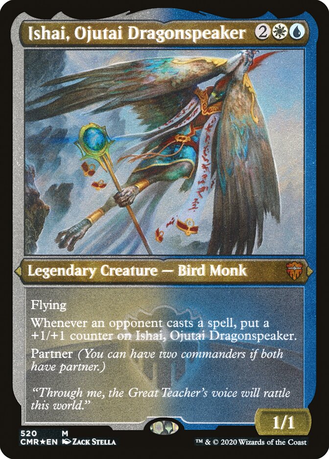 Ishai, Ojutai Dragonspeaker [Commander Legends Etched] | The Gaming-Verse