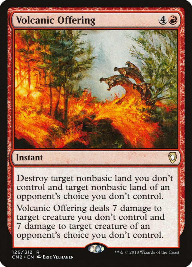 Volcanic Offering [Commander Anthology Volume II] | The Gaming-Verse