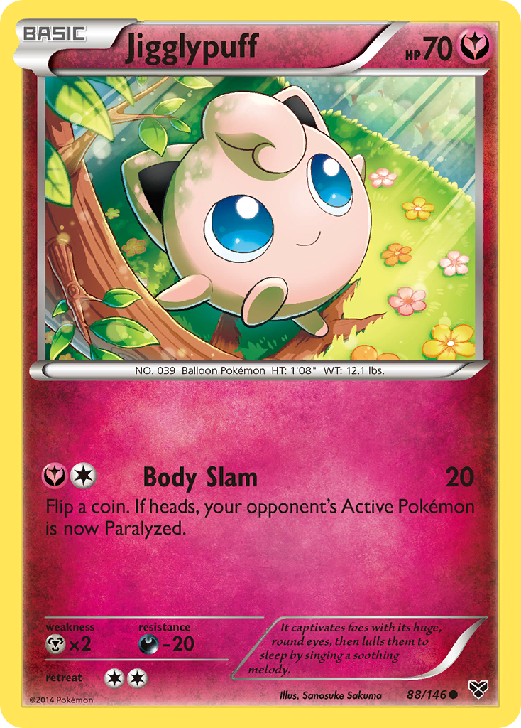 Jigglypuff (88/146) [XY: Base Set] | The Gaming-Verse