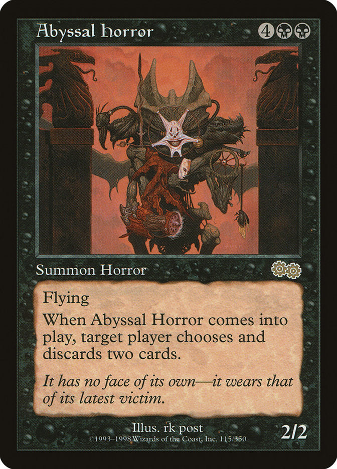 Abyssal Horror [Urza's Saga] | The Gaming-Verse