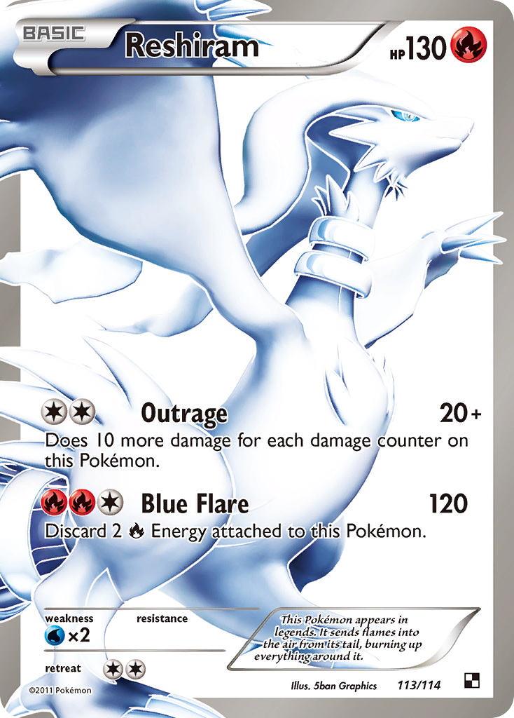 Reshiram (113/114) [Black & White: Base Set] | The Gaming-Verse