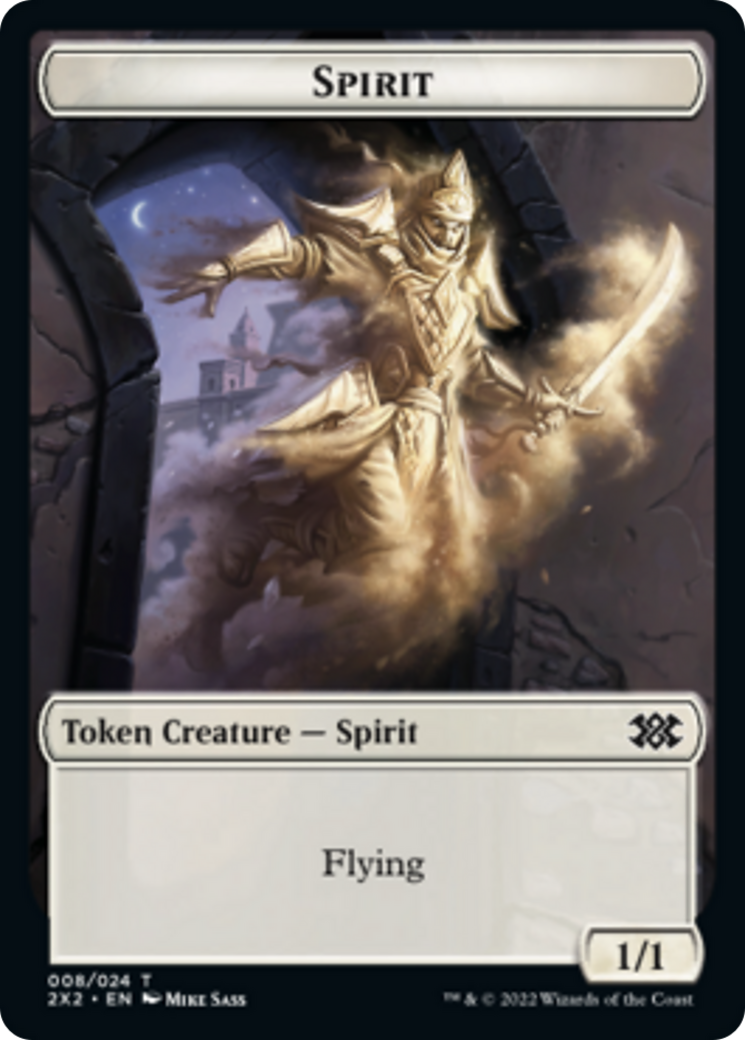 Elemental // Spirit Double-sided Token [Double Masters 2022 Tokens] | The Gaming-Verse