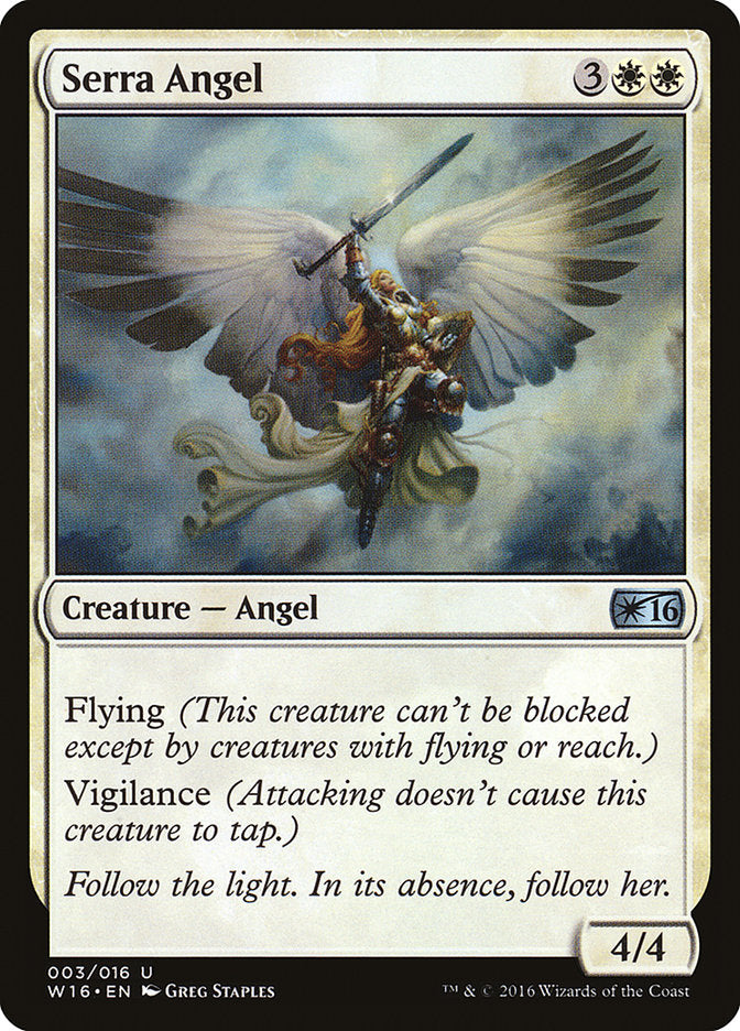 Serra Angel [Welcome Deck 2016] | The Gaming-Verse