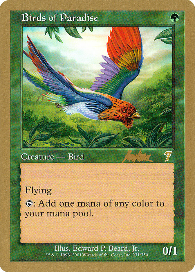 Birds of Paradise (Brian Kibler) [World Championship Decks 2002] | The Gaming-Verse