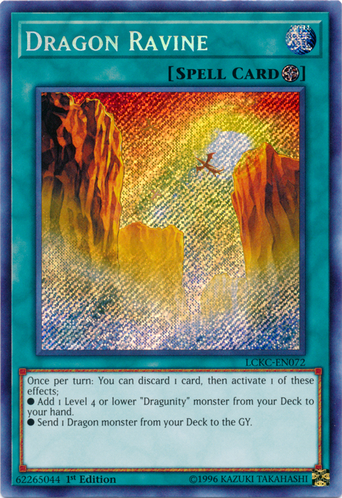 Dragon Ravine [LCKC-EN072] Secret Rare | The Gaming-Verse