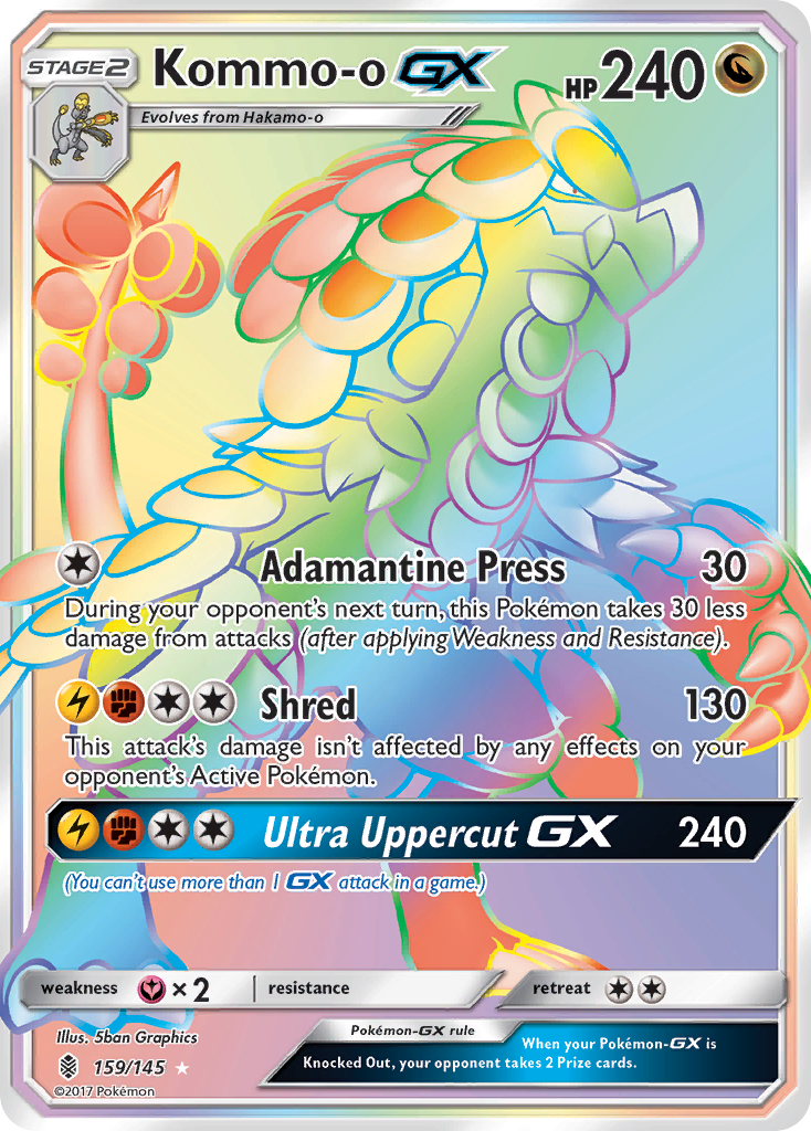 Kommo-o GX (159/145) [Sun & Moon: Guardians Rising] | The Gaming-Verse